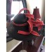 JACK MCCONNELL STYLE HAT WINSTON DERBY WEDDING BLACK RED RIBBONS  eb-19352821
